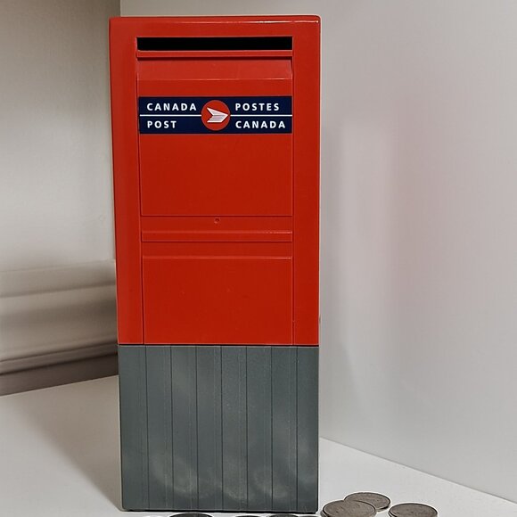 Canada Post Mail Box coin bank - Picture 1 of 8